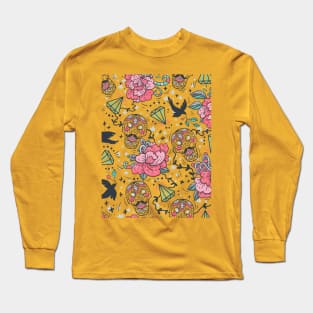 Mexican Holiday Day Of The Dead Long Sleeve T-Shirt